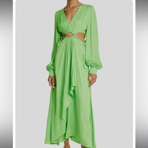 Farm Rio Lime Maxi Dress
